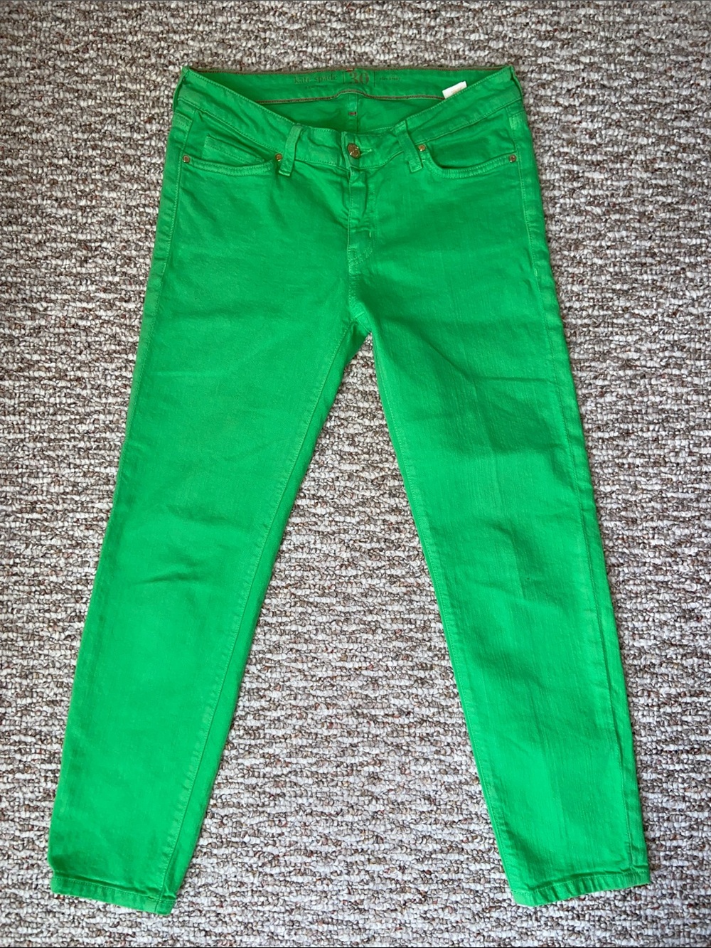 Kate Spade New York Broome Street "Play Hooky" Skinny Jeans in a vibrant, bright